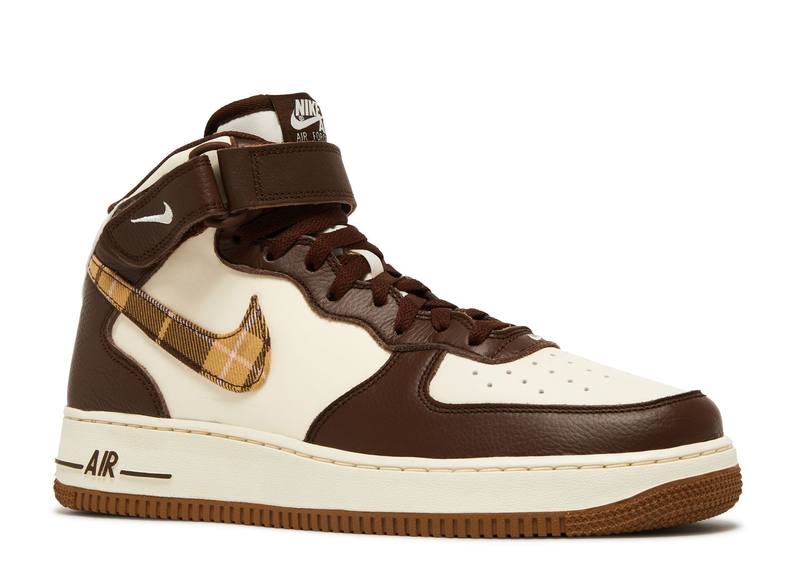 AIR FORCE 1 MID 'BROWN PLAID' - 2