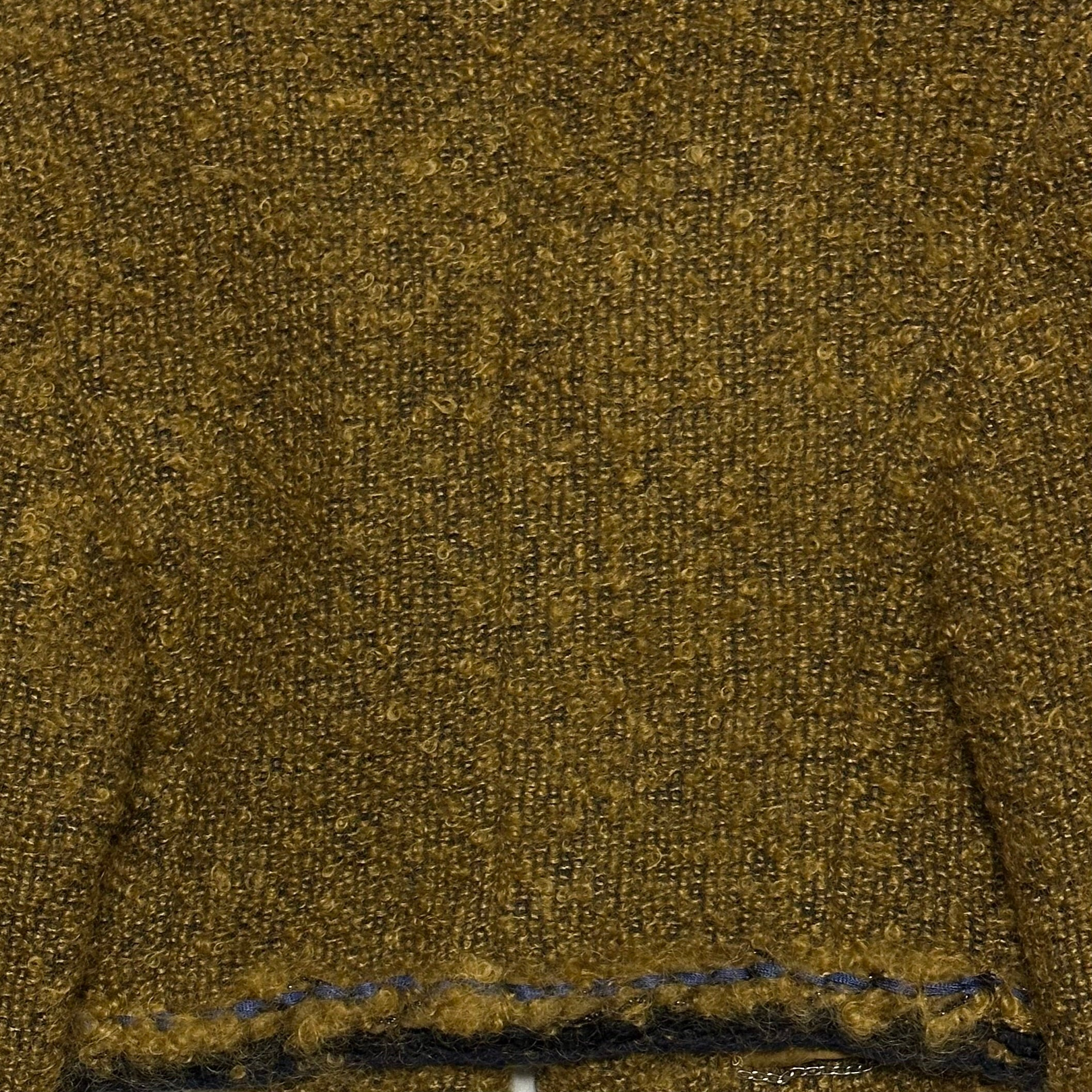 CHANEL Tweed Cropped Button Up Jacket - 4