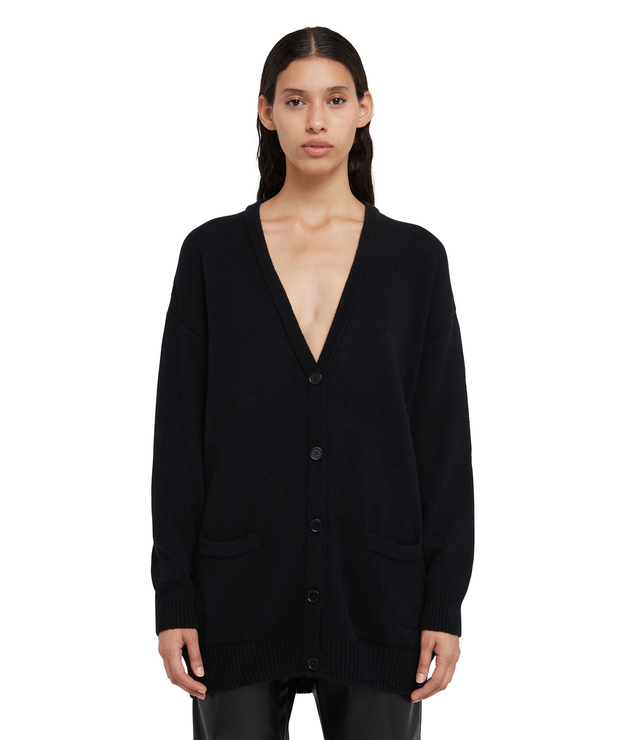 Wool and cashmere cardigan - 2