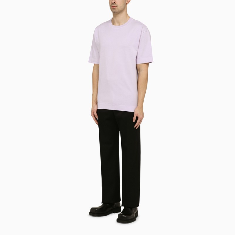 Dries Van Noten Heli T-Shirt Light Lilac Men - 2