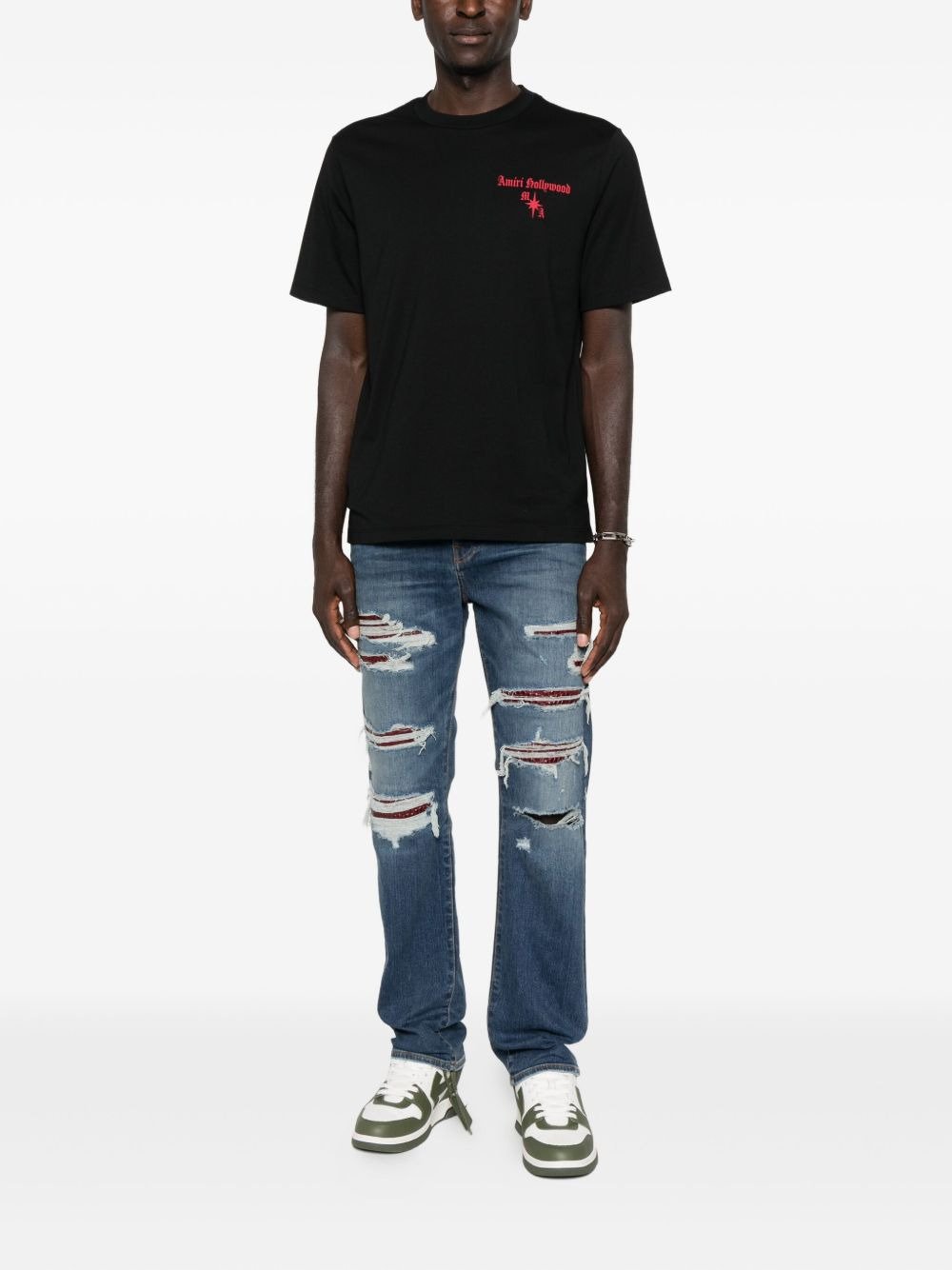 distressed jeans - 2