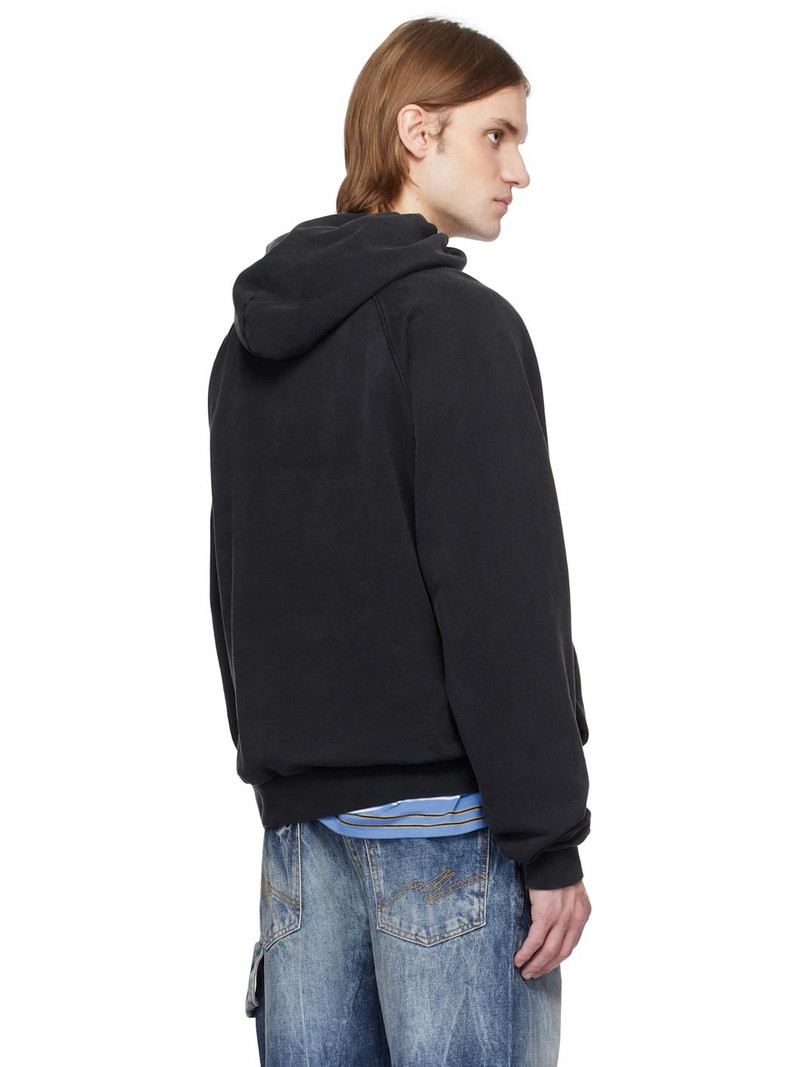 Black Raglan Hoodie 3
