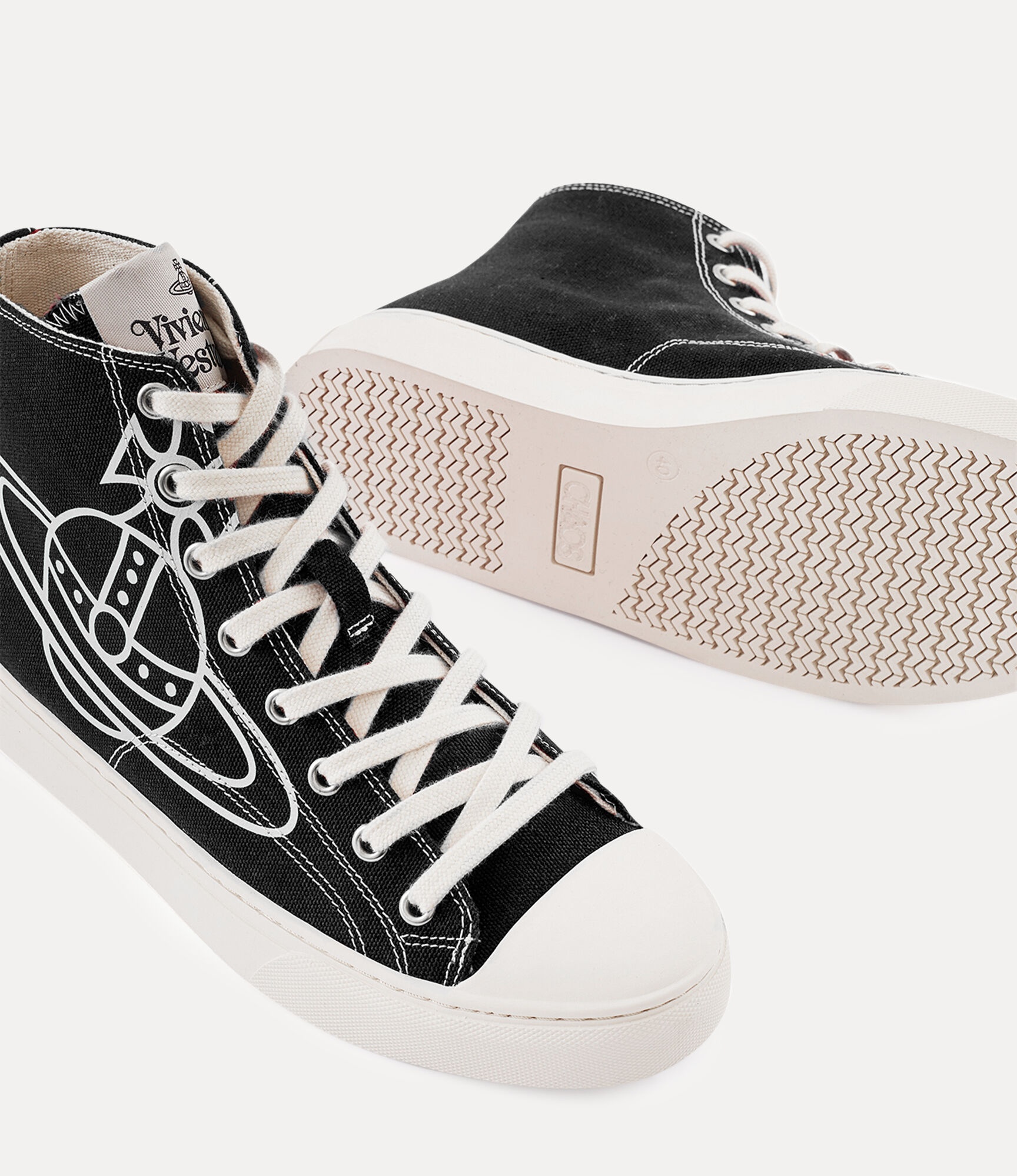 Vivienne Westwood PLIMSOLL HIGH TOP CANVAS | REVERSIBLE