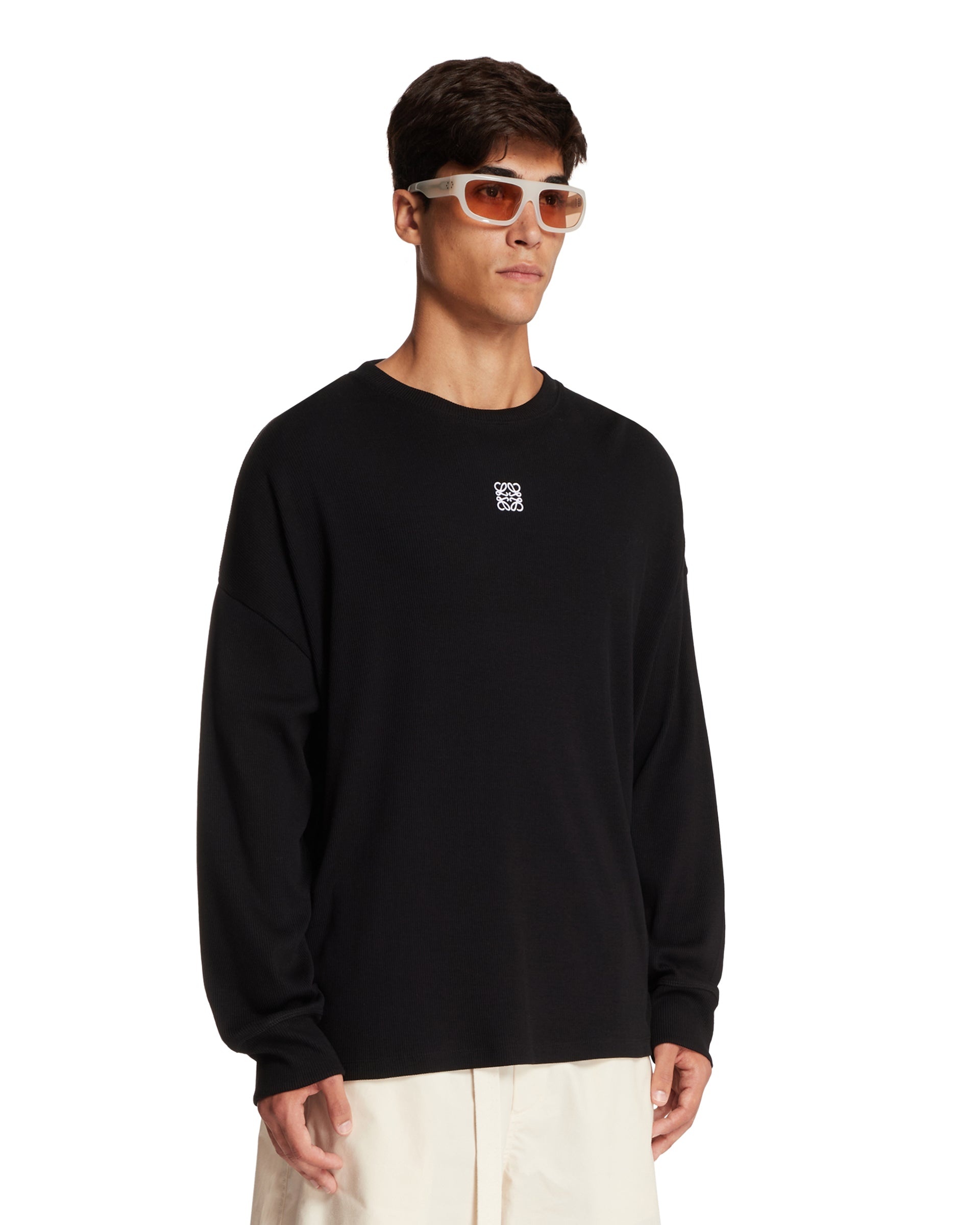 Black Anagram Long-Sleeve T-Shirt - 4