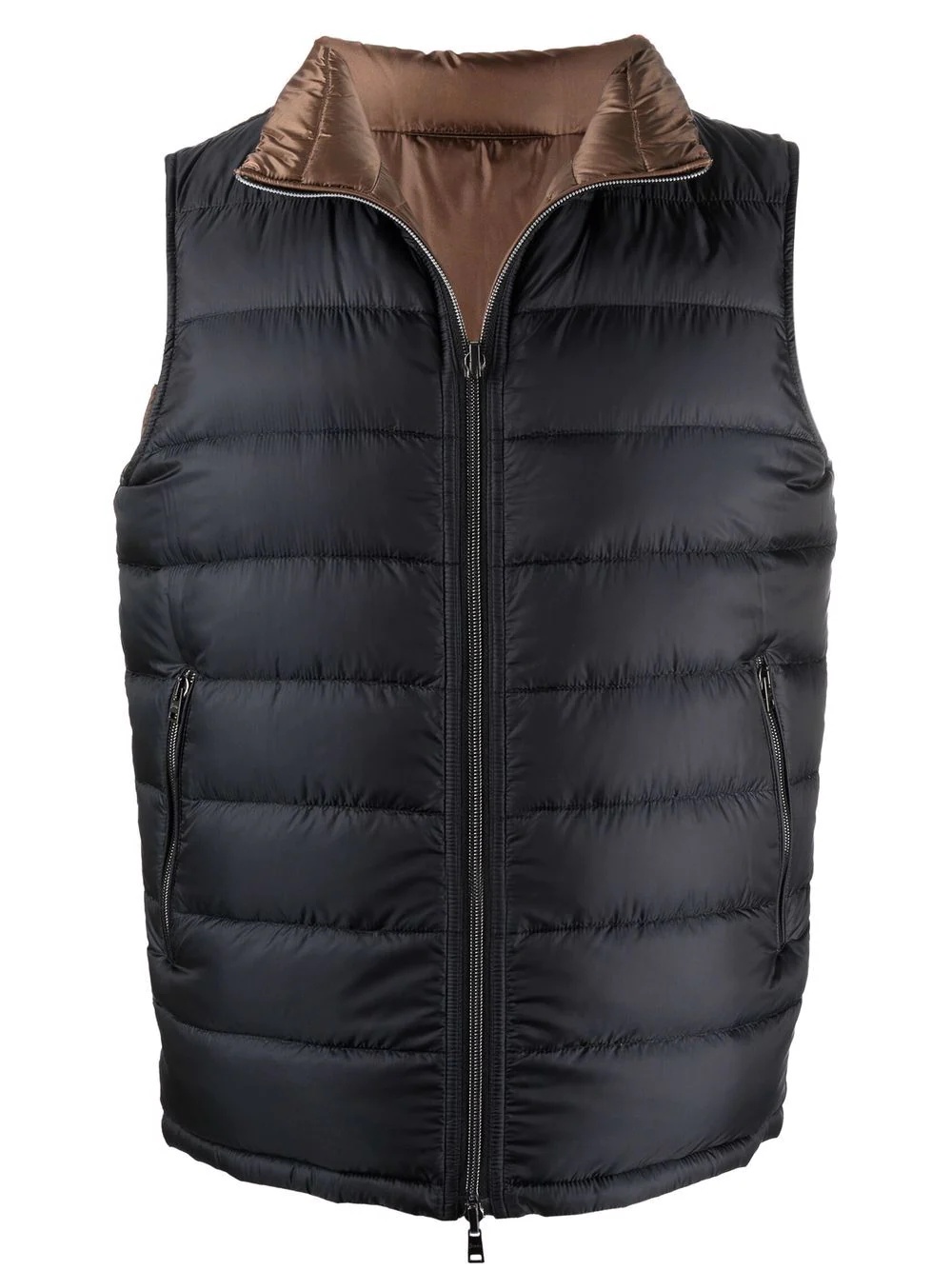 reversible padded gilet jacket - 1