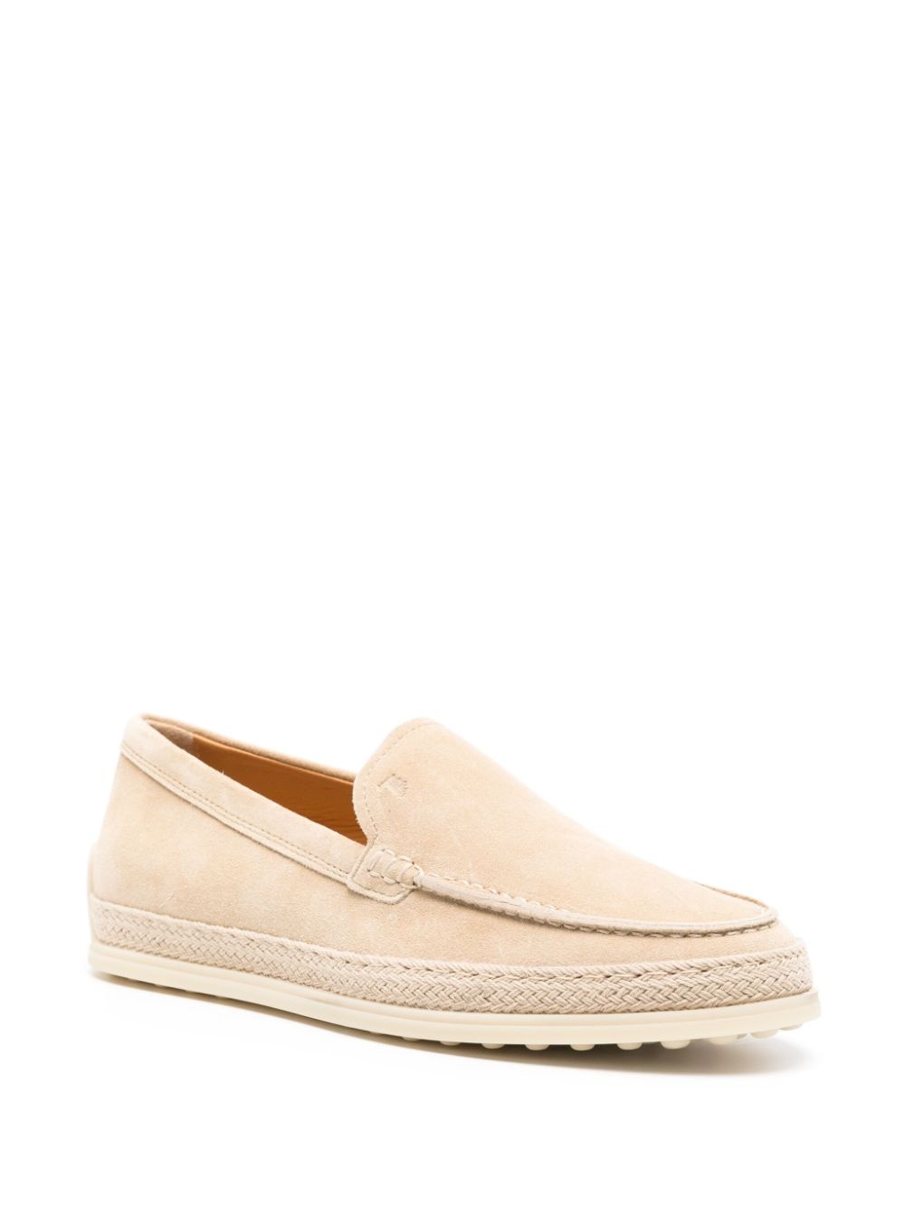 slip-on suede loafers - 2