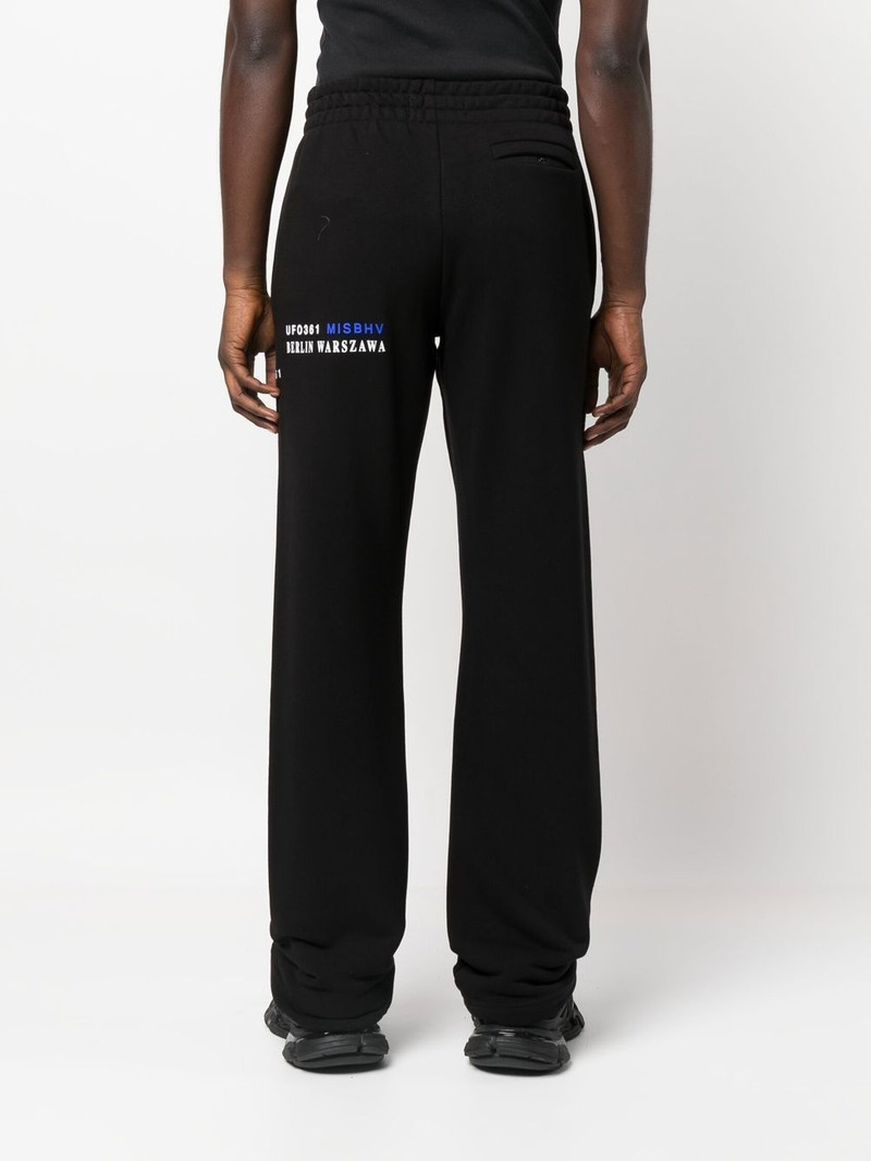 x UFO361 logo-print track pants 4