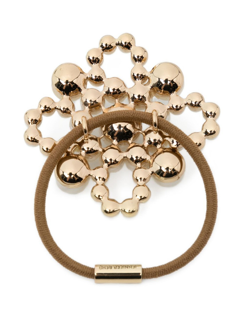 Jennifer Behr faux-pearl embellished hair band outlook