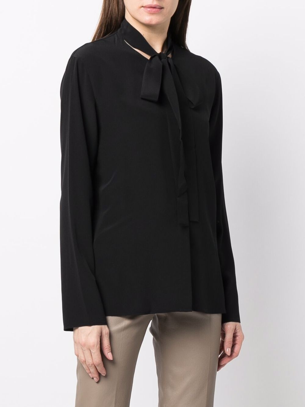 Bayne tie-fastening blouse - 3