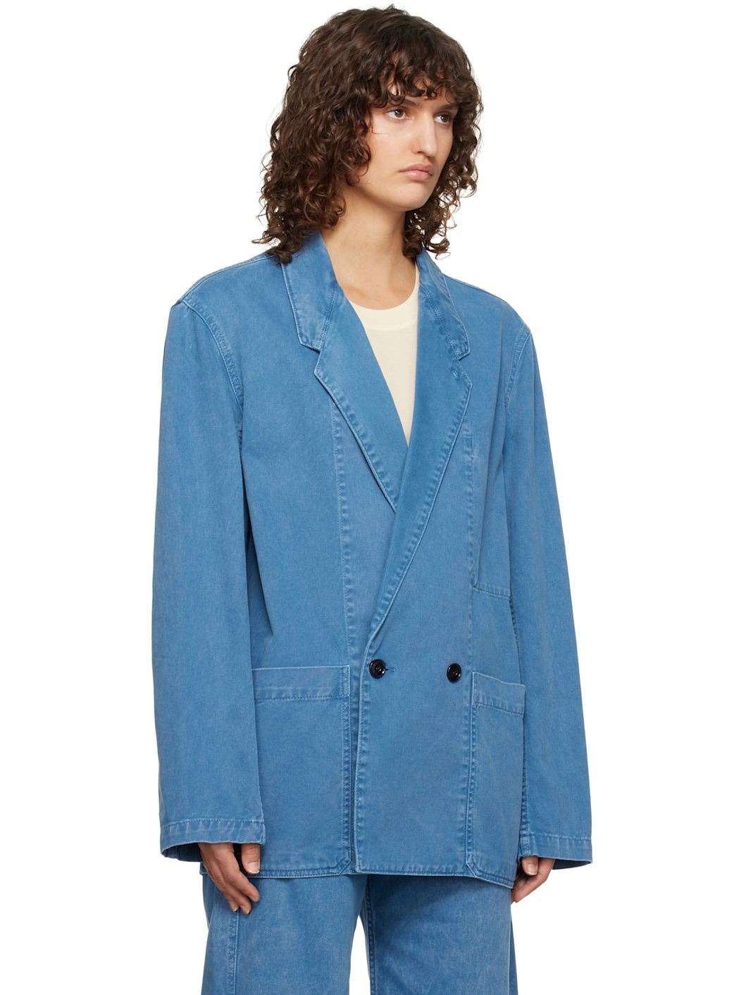 Blue Workwear Blazer - 2