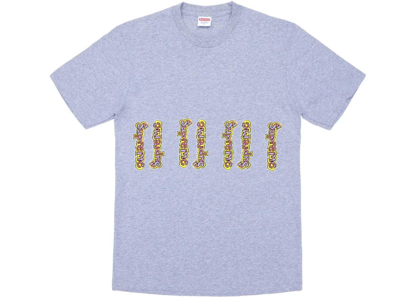 Supreme Gonz Logo Tee Heather Grey - 1