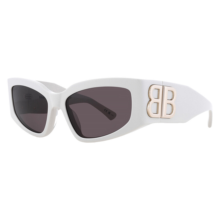 Balenciaga Grey Mirror Cat Eye Ladies Sunglasses BB0321S 010 57 - 2