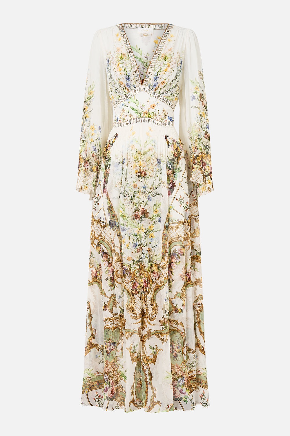 FLARED SLEEVE DRESS - 1