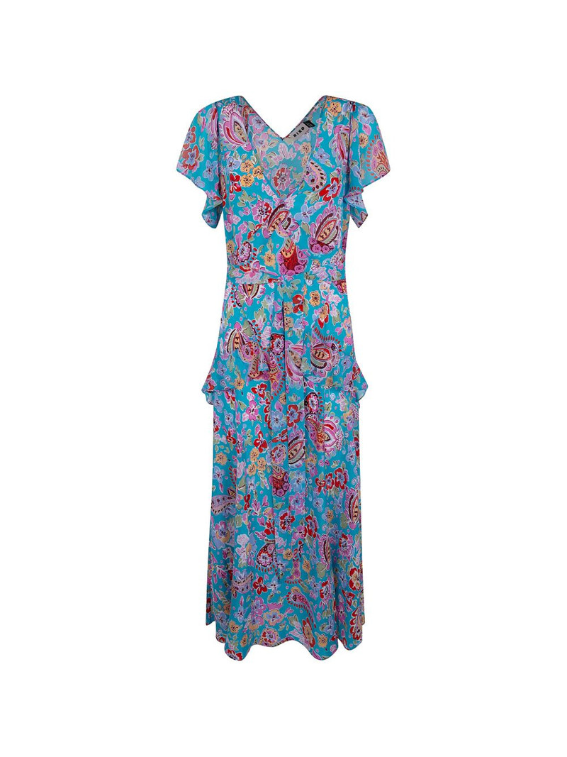 floral-print tiered dress 1