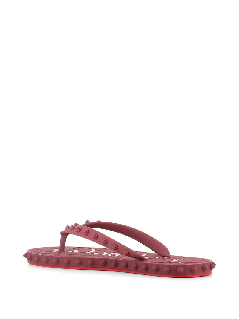 Super Loubi spike-embellished flip-flops 3