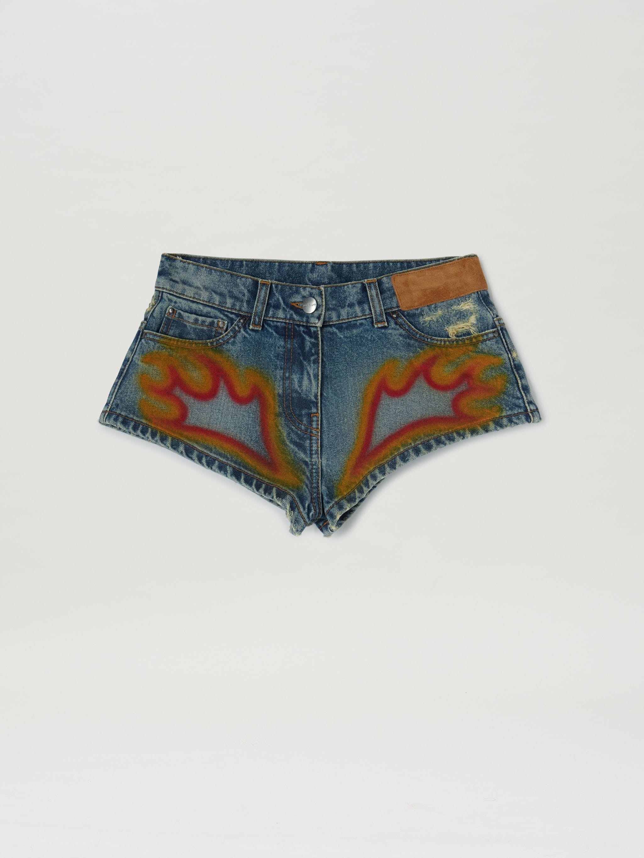 BURNING DENIM HOT PANTS - 1