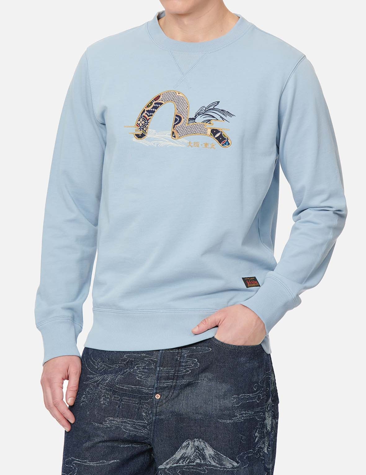 BROCADE SEAGULL APPLIQUÉ SWEATSHIRT - 3