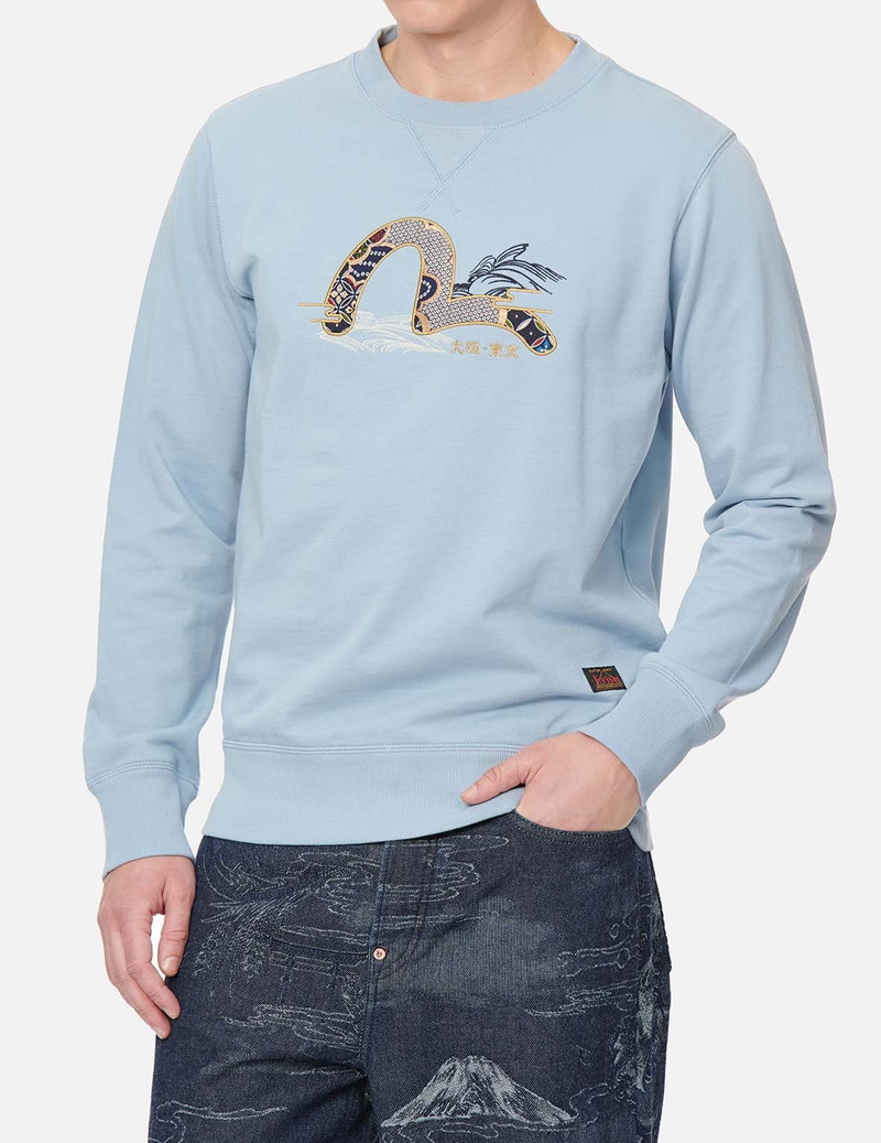 BROCADE SEAGULL APPLIQUÉ SWEATSHIRT 3
