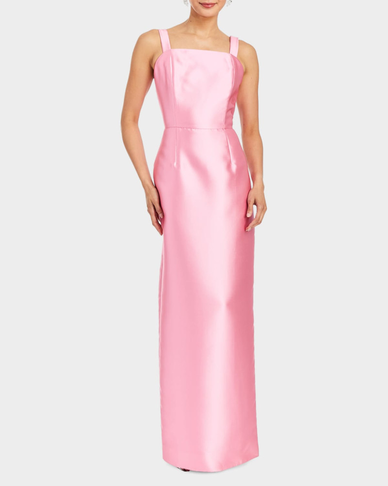 Eve Embellished Capelet Silk Twill Gown 6