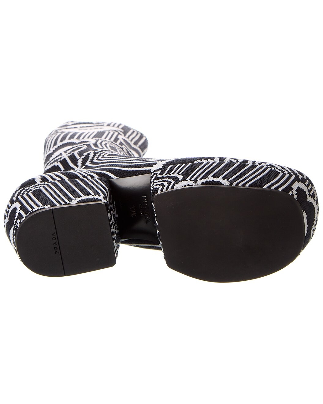 Prada Jacquard Knit Platform Boot - 4