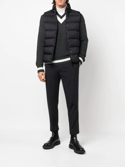 Moncler zipped padded gilet outlook