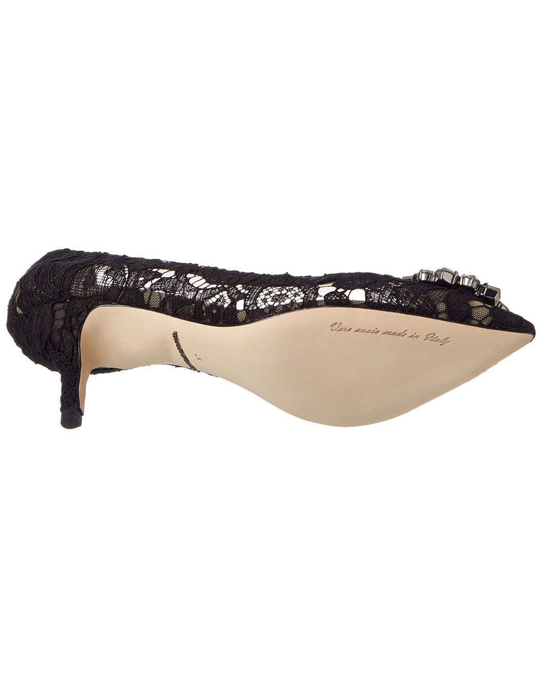 Dolce & Gabbana Bellucci 60 Embellished Taormina Lace Pump - 4