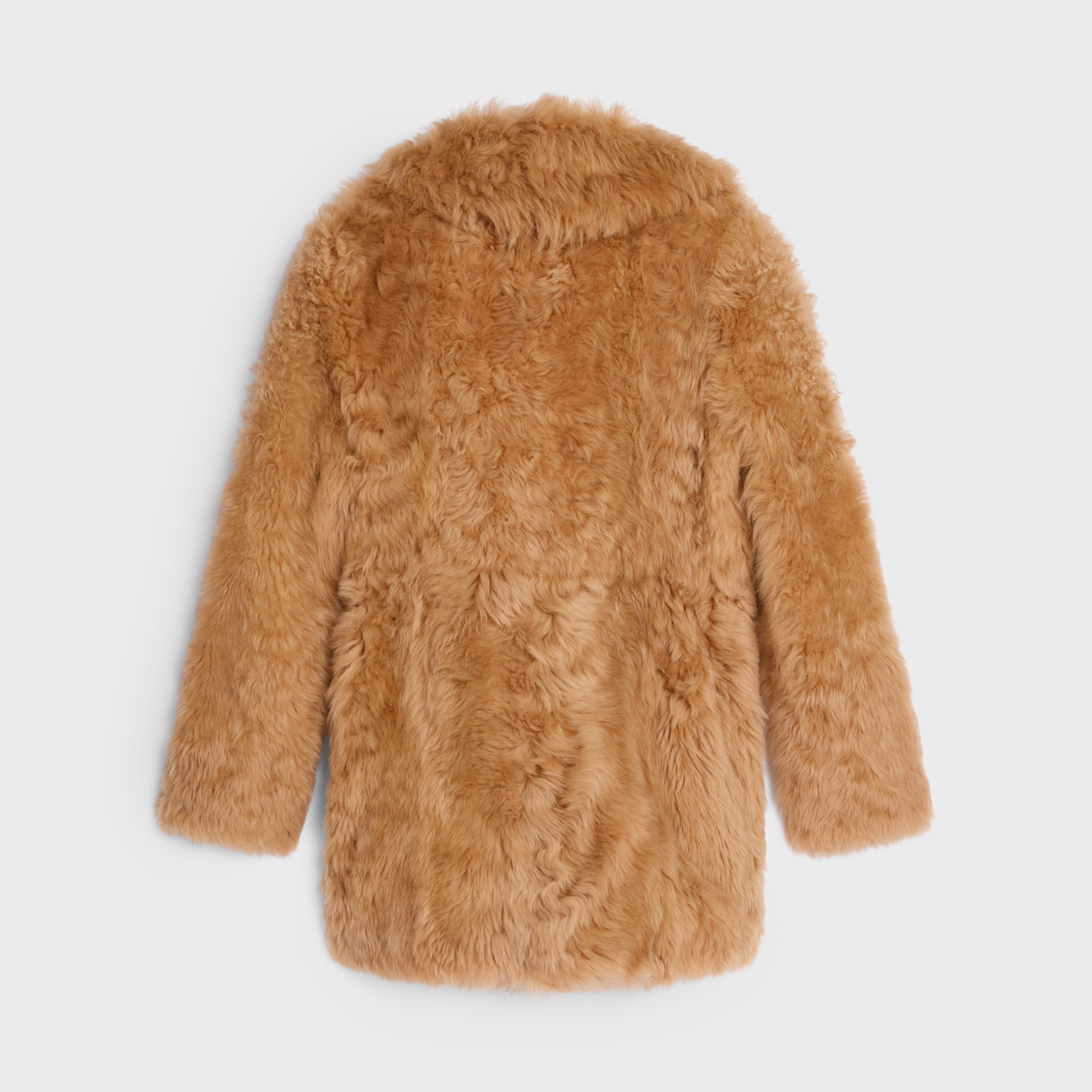 peacoat in shearling lambskin - 2