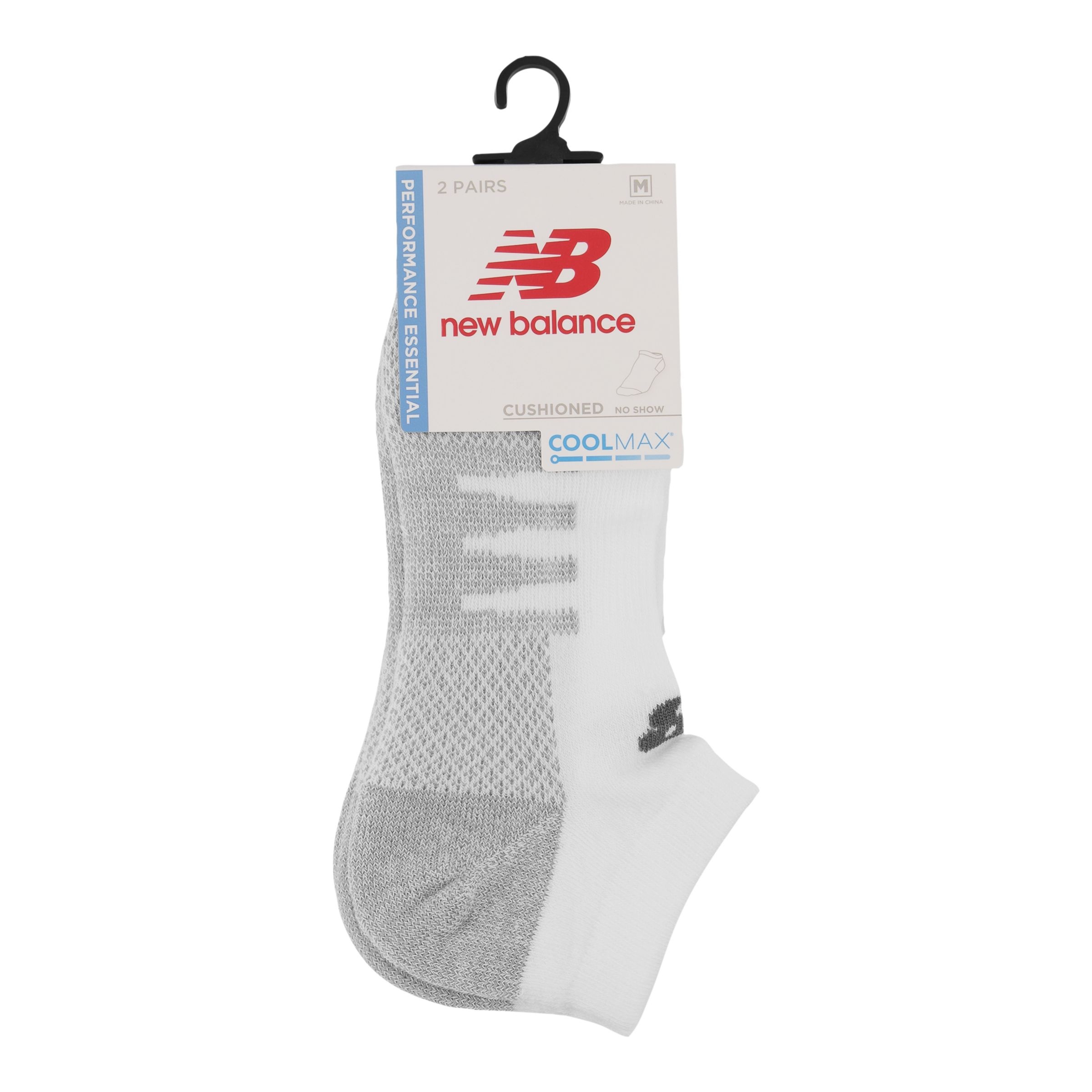 Coolmax No Show Socks 2 Pack - 3