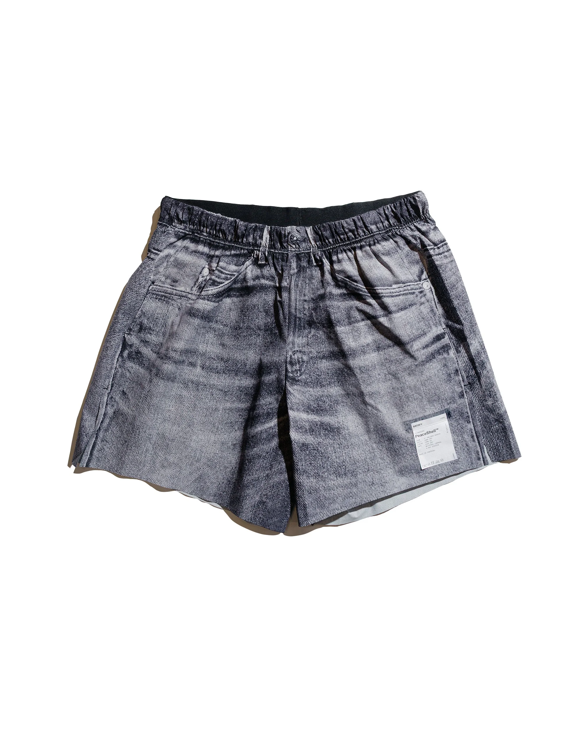 PeaceShell 5" Unlined Shorts Black Denim - 1