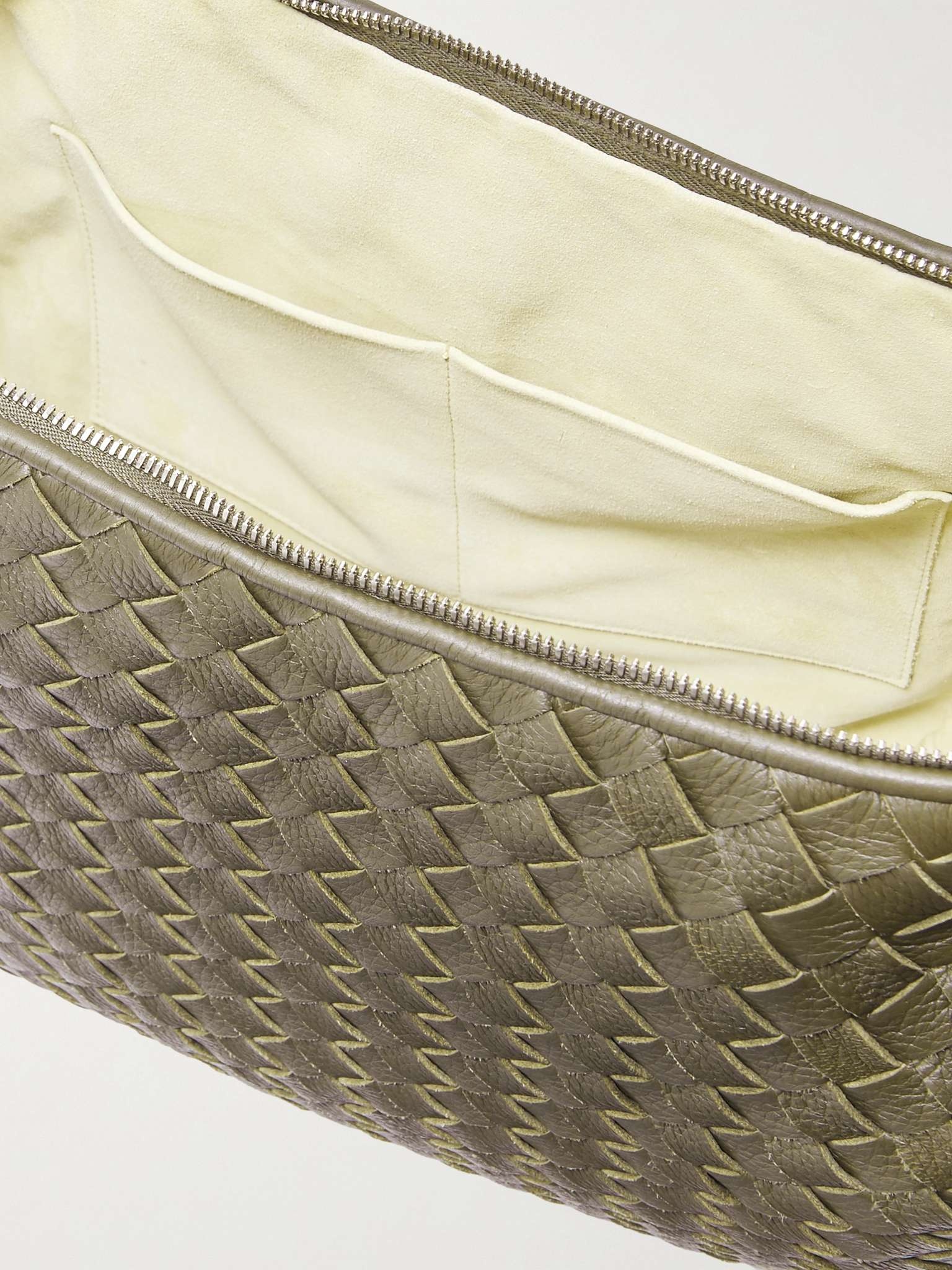 Intrecciato Textured-Leather Tote Bag - 3