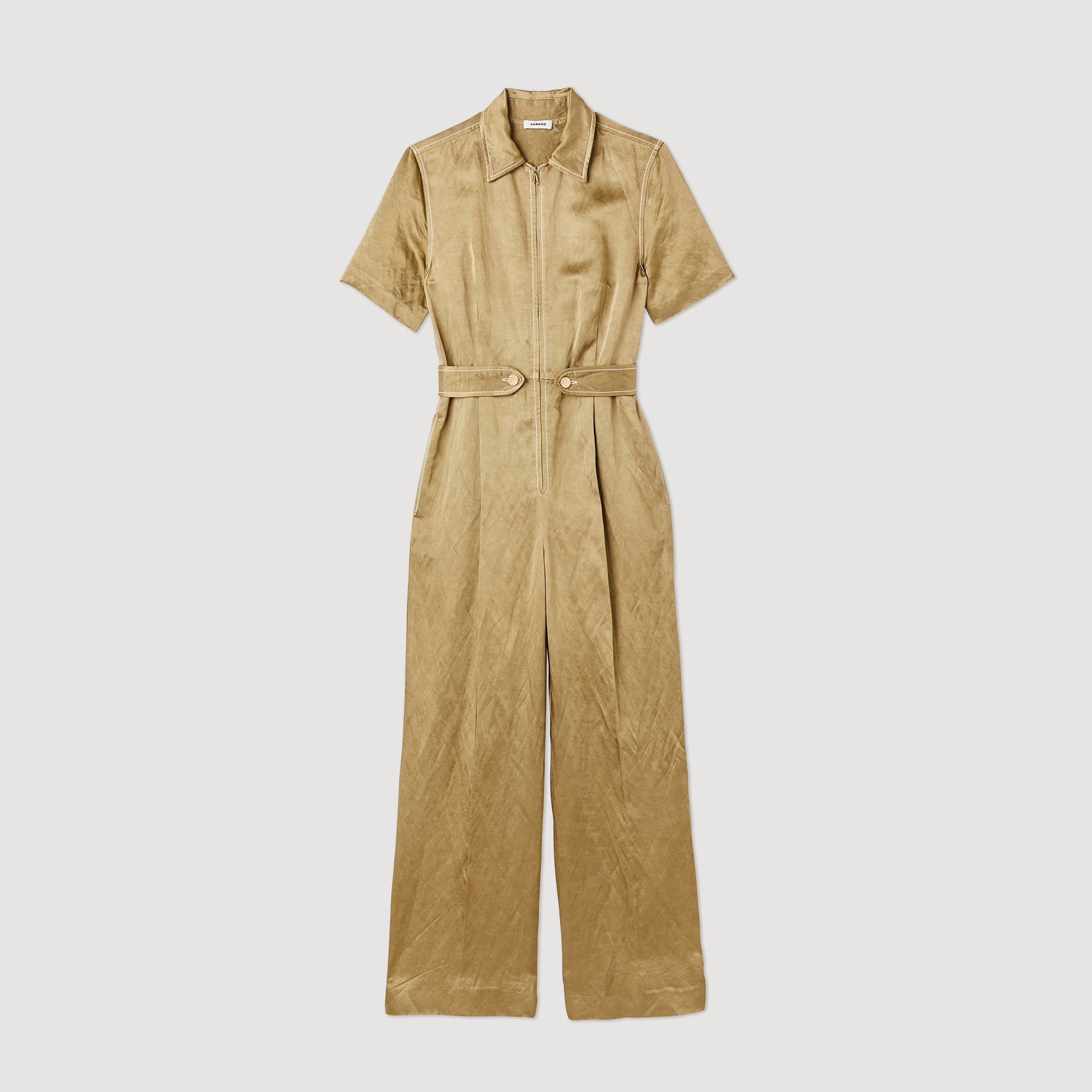 Satin jumpsuit - 1