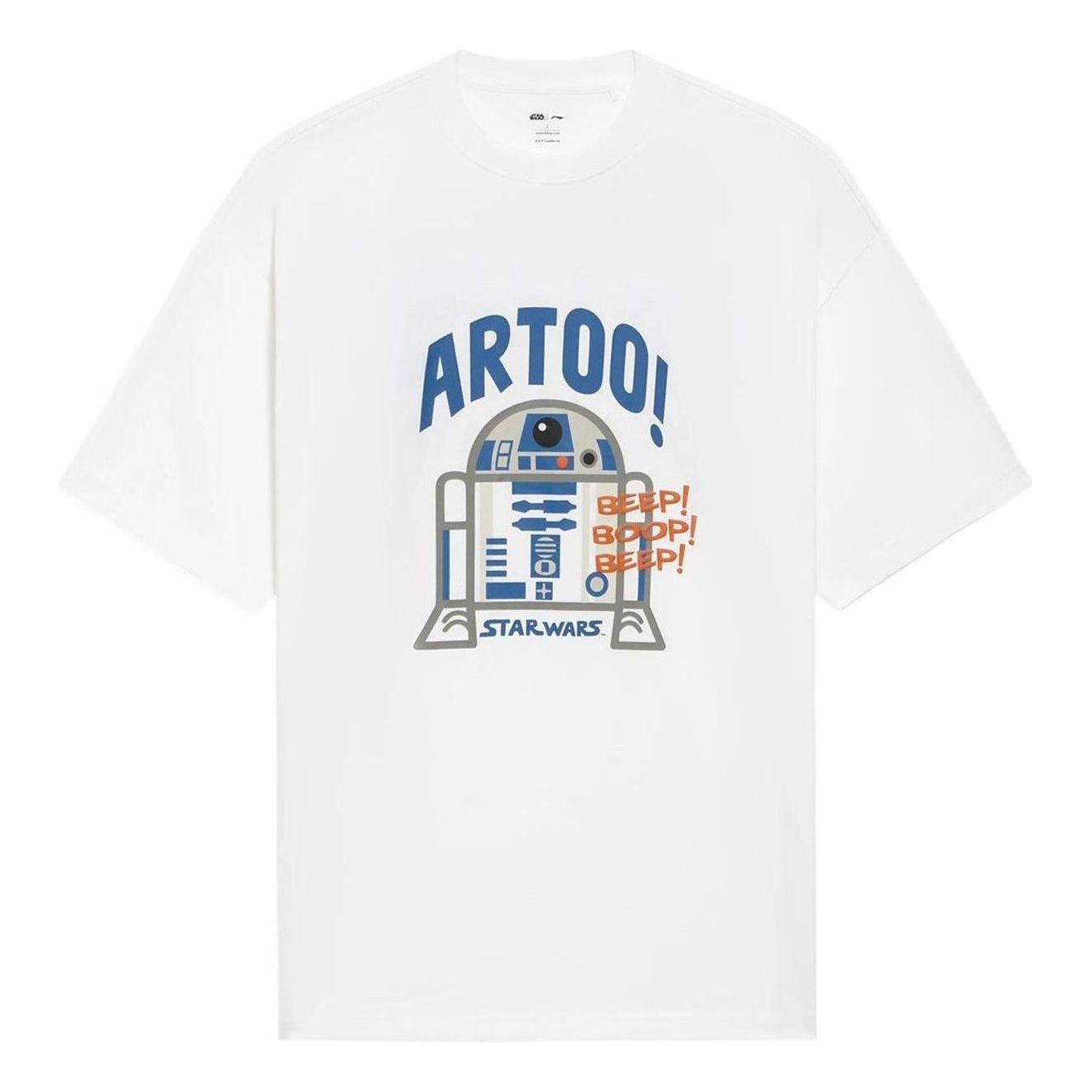 Li-Ning x Star Wars Graphic T-shirt 'White Blue' AHSS875-3 - 1