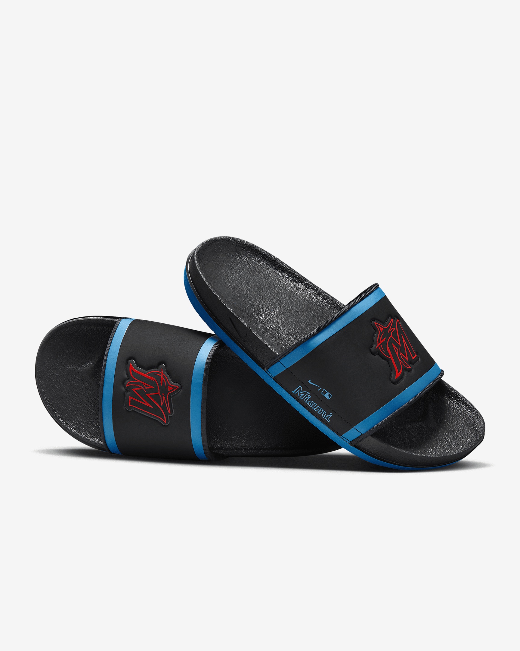 Nike Offcourt (MLB Miami Marlins) Slide - 1