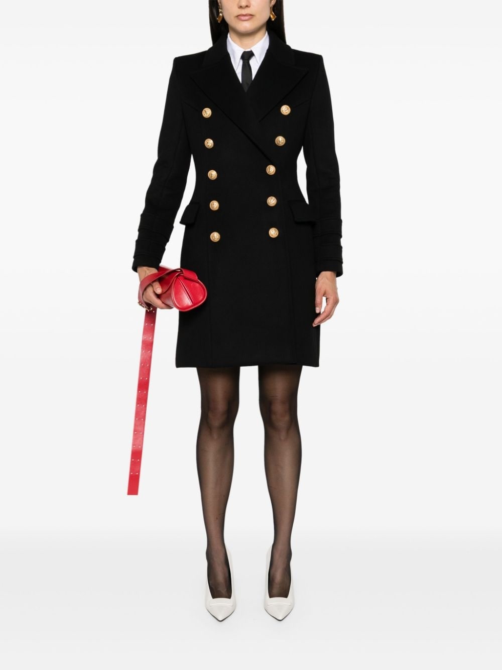 military-style coat - 3