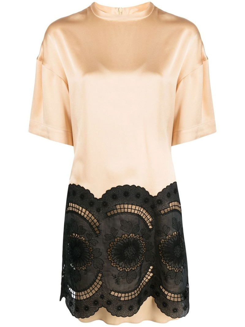 lace-embroidered minidress 1