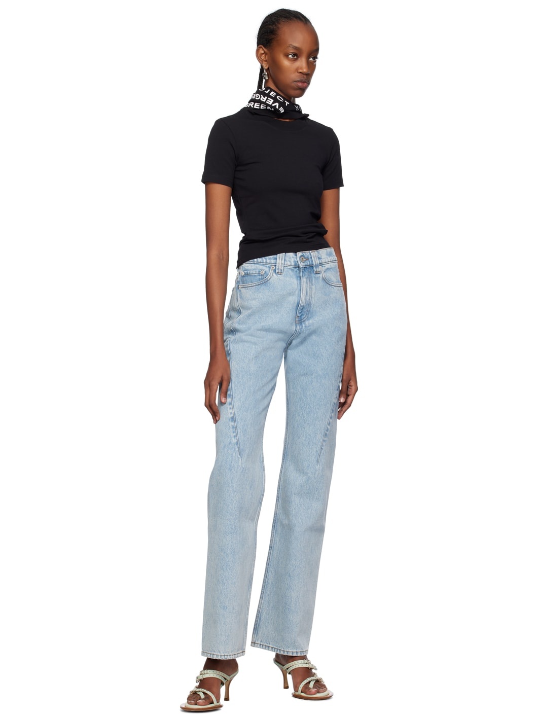 Black Triple Collar T-Shirt - 4