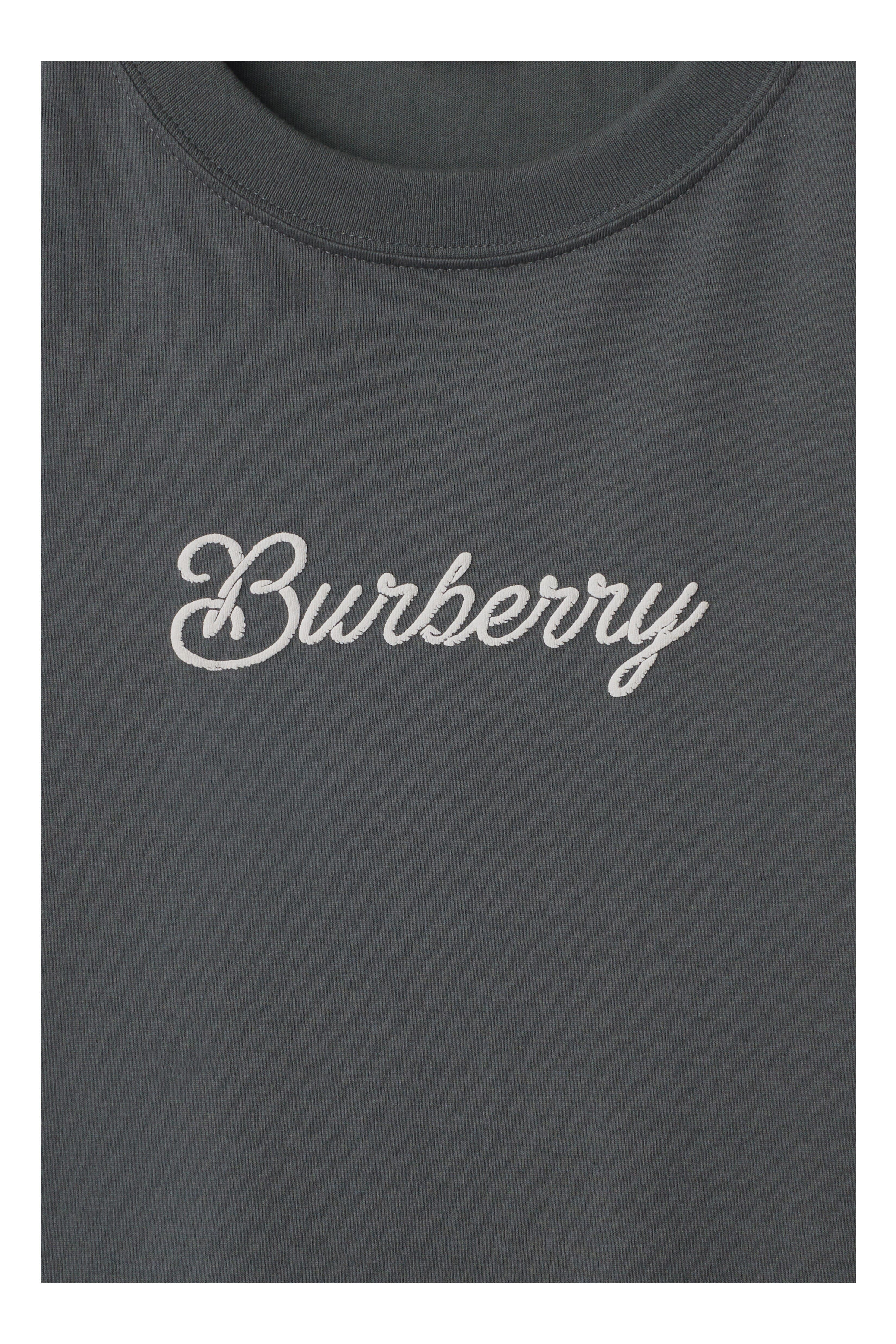 burberry Surfer Knight Cotton T-shirt in Magnet at Nordstrom - 5