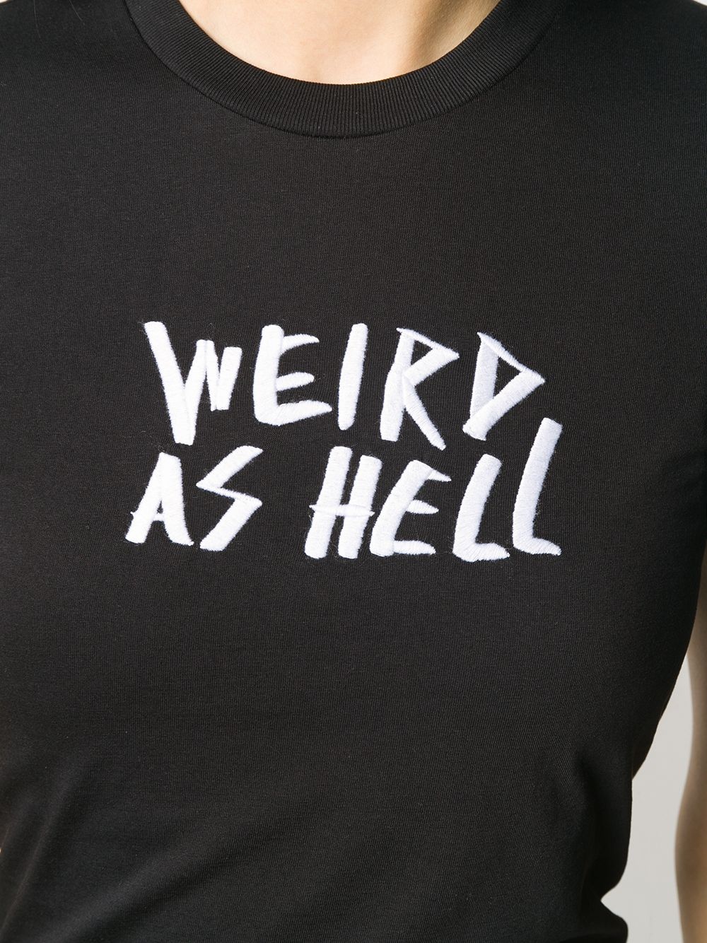 Weird As Hell slim-fit T-shirt - 5