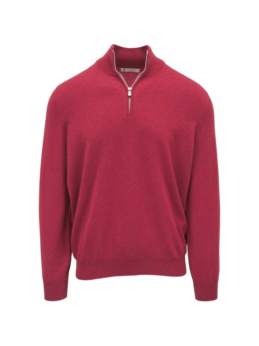 zip-collar sweatshirt - 1