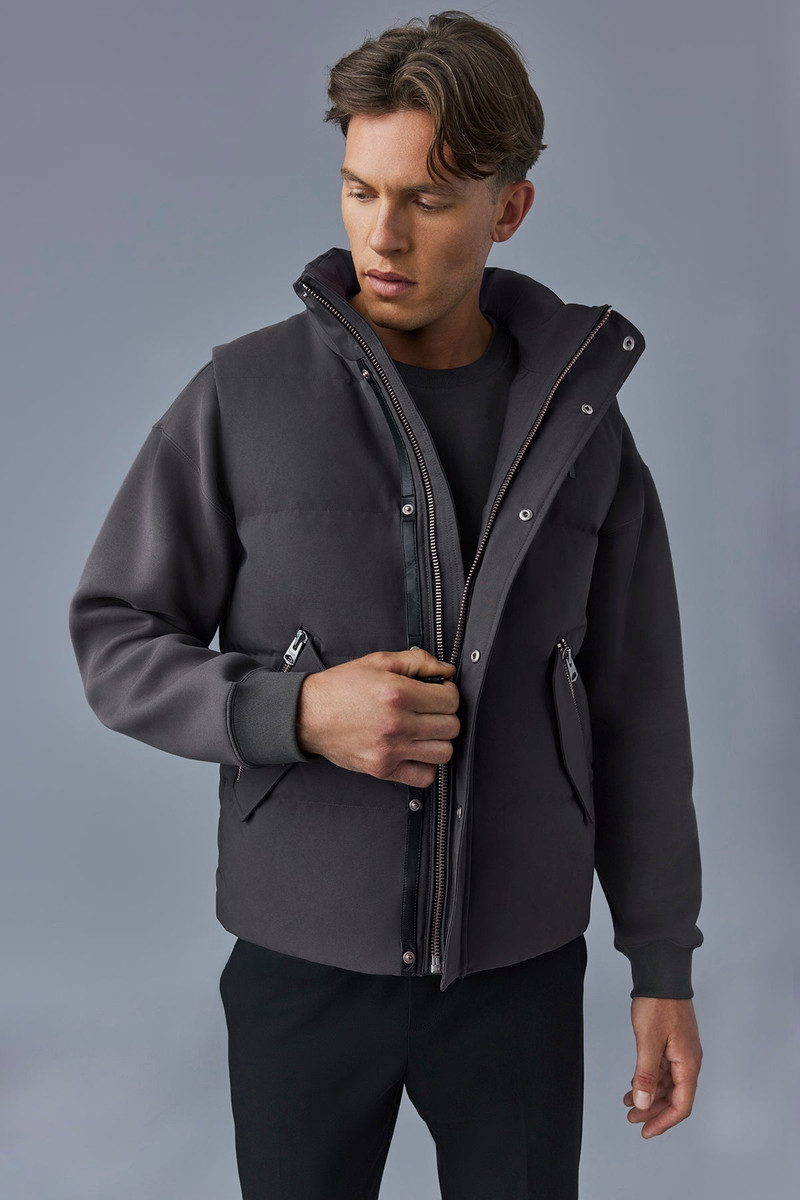 JOSEPH Nordic Tech down vest with funnel collar 5