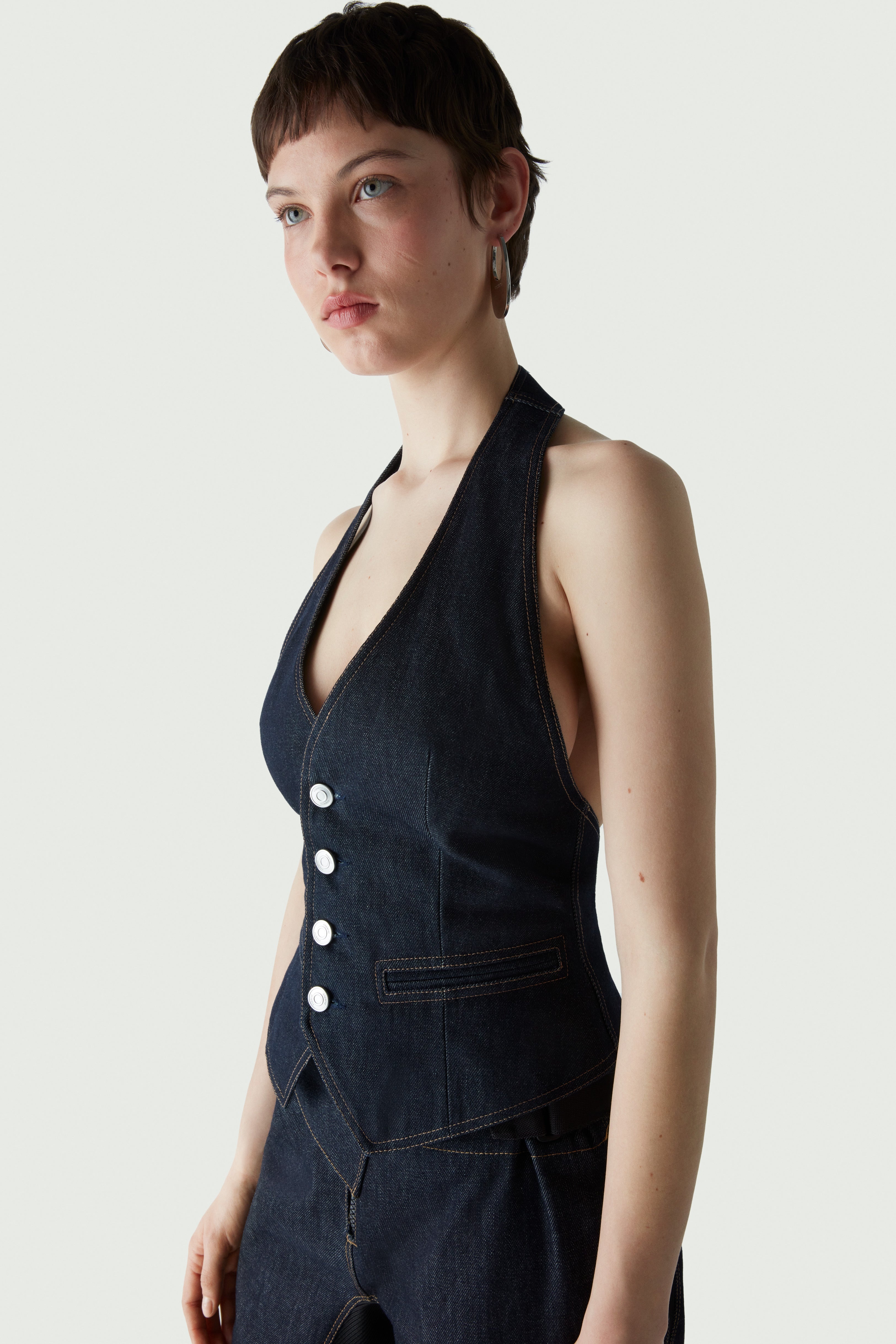 Denim Vest - 2