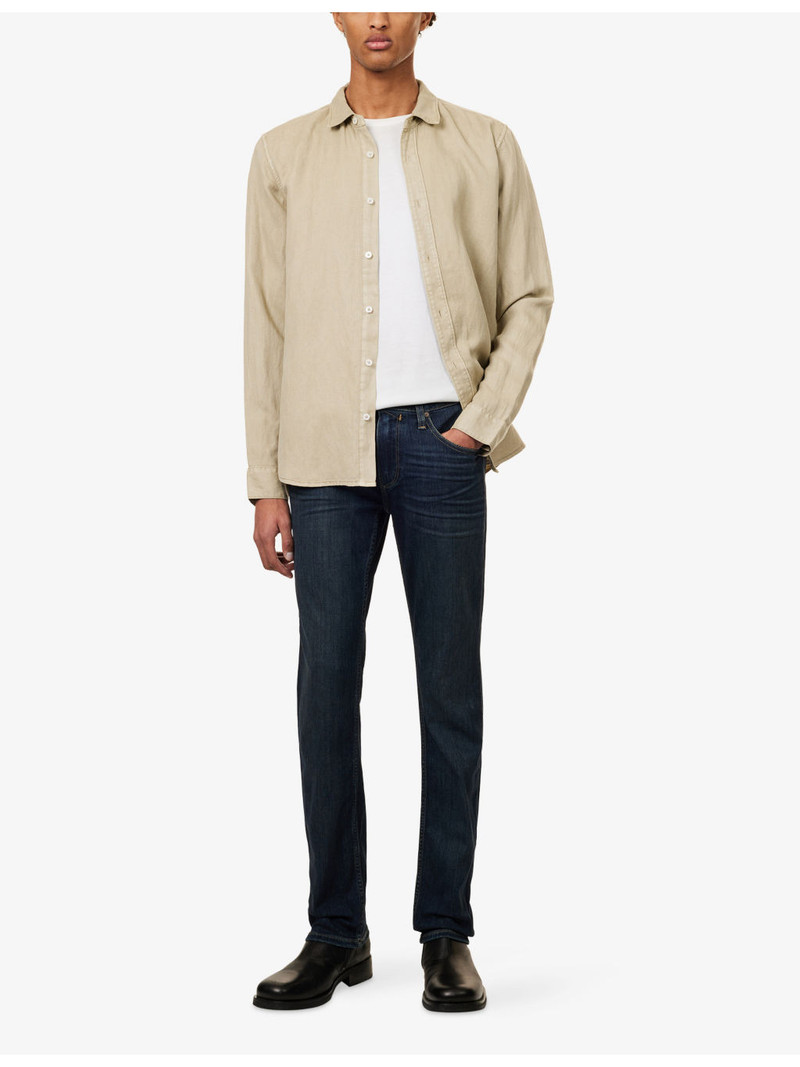 PAIGE Transcend Federal Slim Straight-Leg Stretch-Denim Jeans outlook