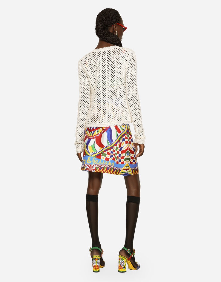 Short crochet jacket - 3
