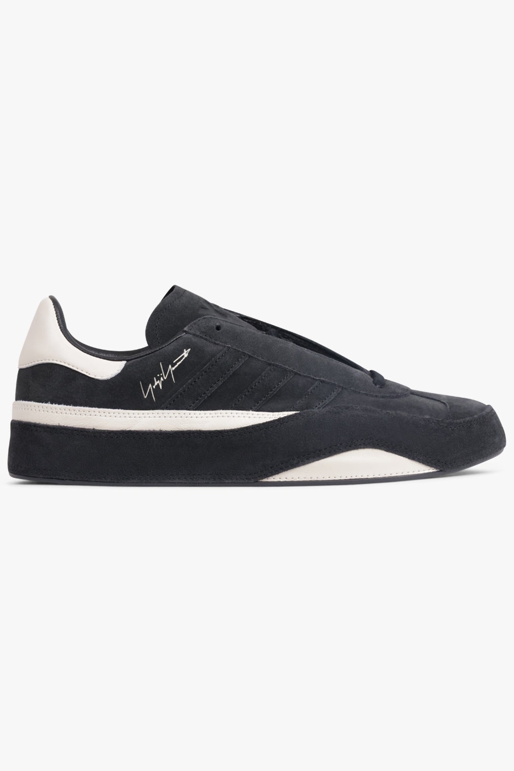 Y-3 GAZELLE BLACK/BLACK/ALUMIN | BLACK/WHITE - 2