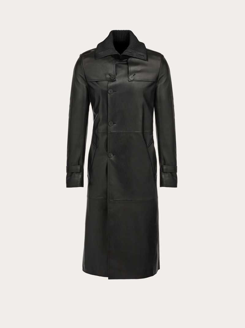 Leather trench 1
