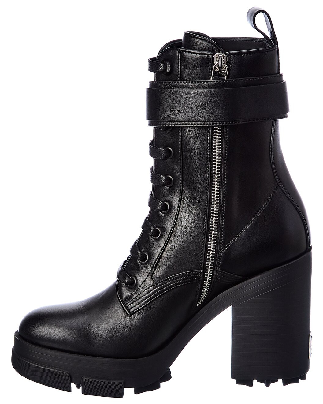 Givenchy Terra 4G Buckle Leather Combat Boot - 2