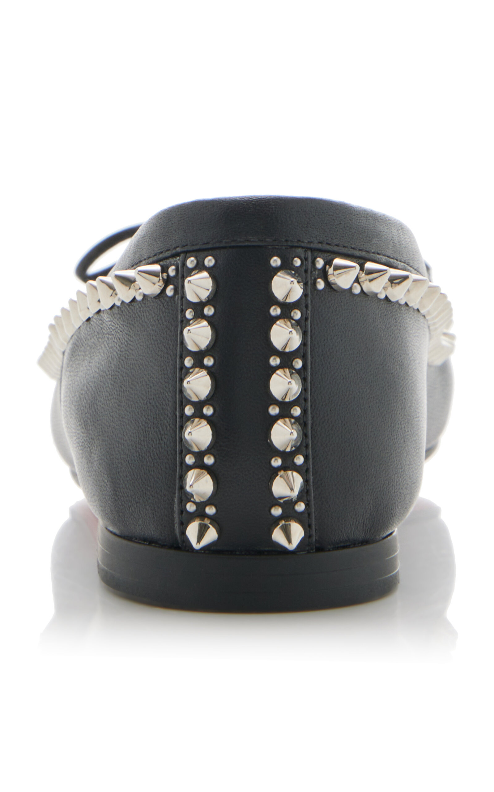 Mamadrague Spiked Leather Ballet Flats black - 4