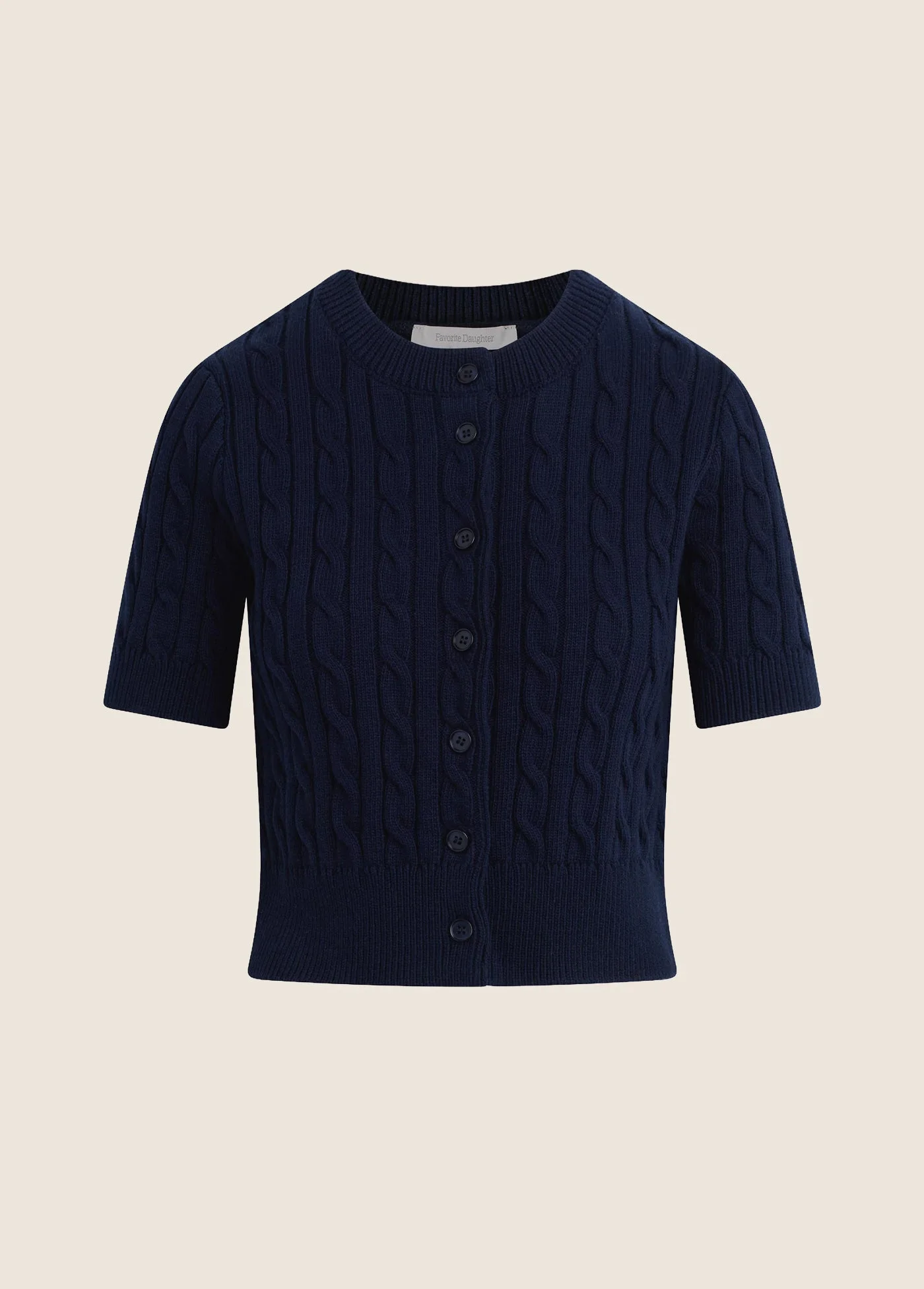 THE CAFE CABLE CARDIGAN - 1
