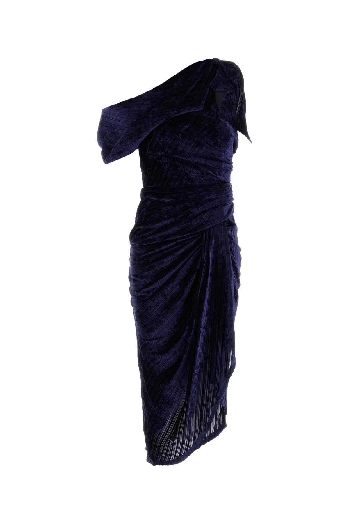 Isabel Marant Women Midnight Blue Velvet Cyane Dress - 1