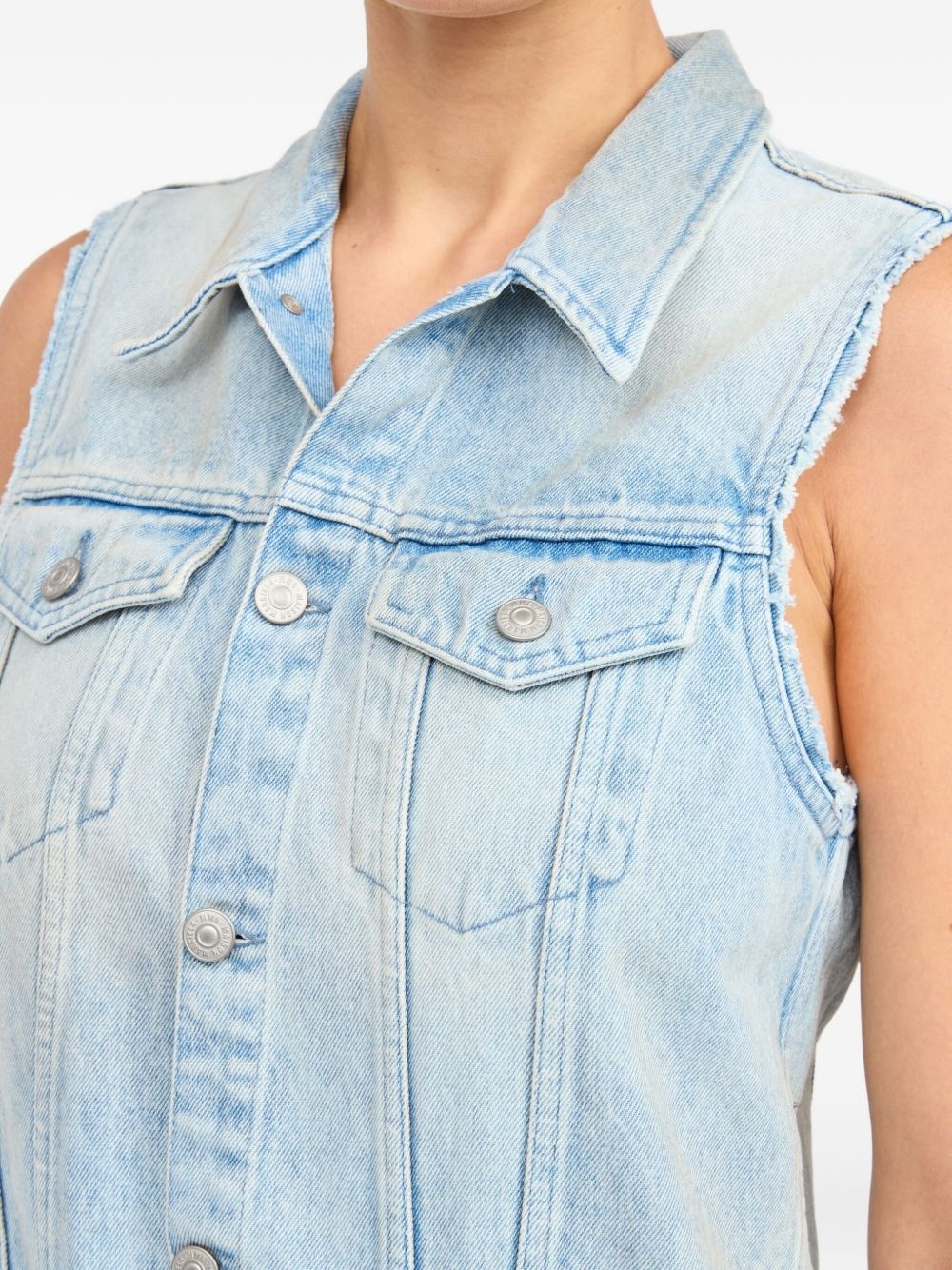 denim maxi dress - 7